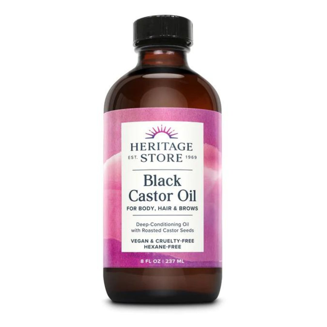 Heritage Black Castor Oil (237ml) - Lifestyle Markets