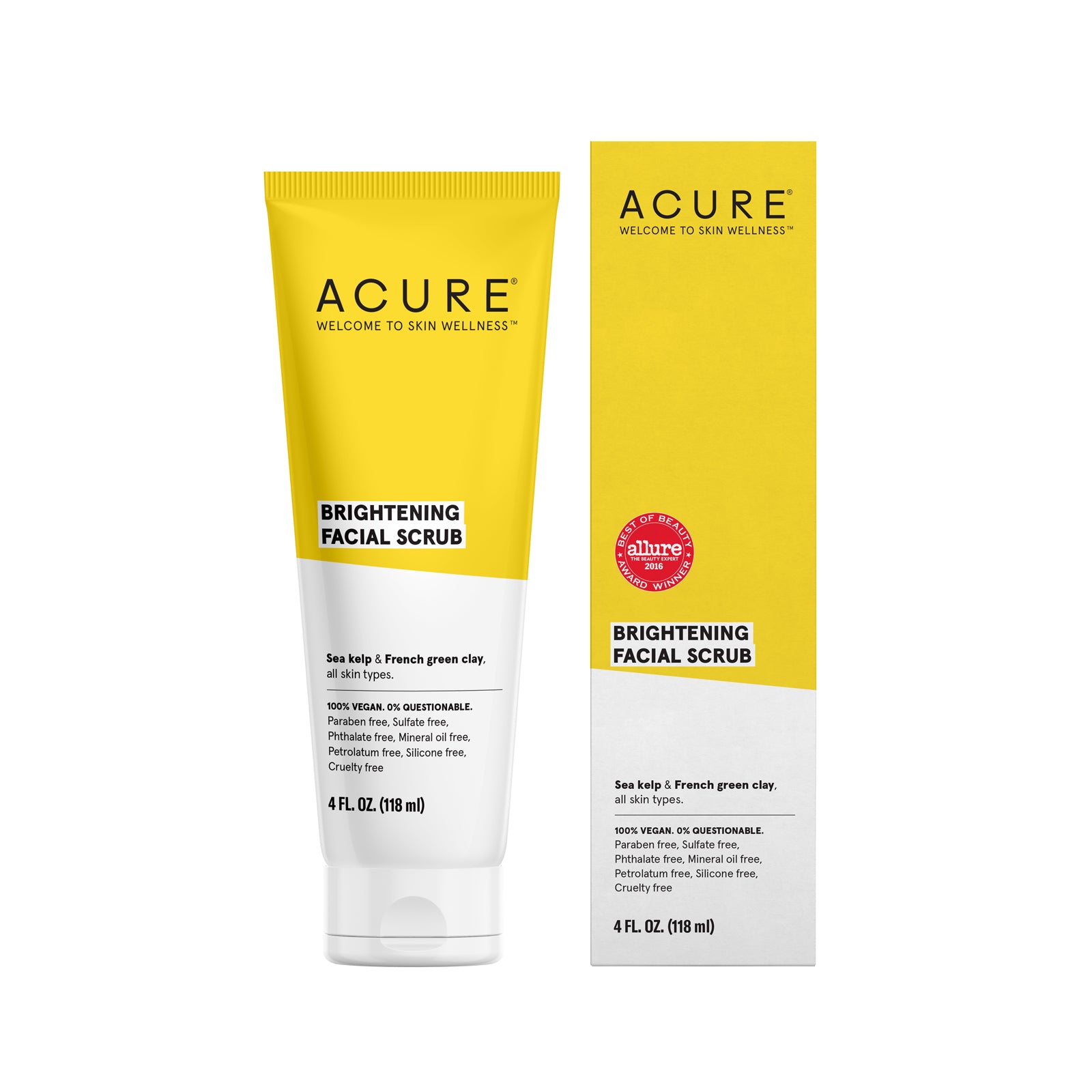 Acure Brightening - Facial Scrub (118ml) - Lifestyle Markets