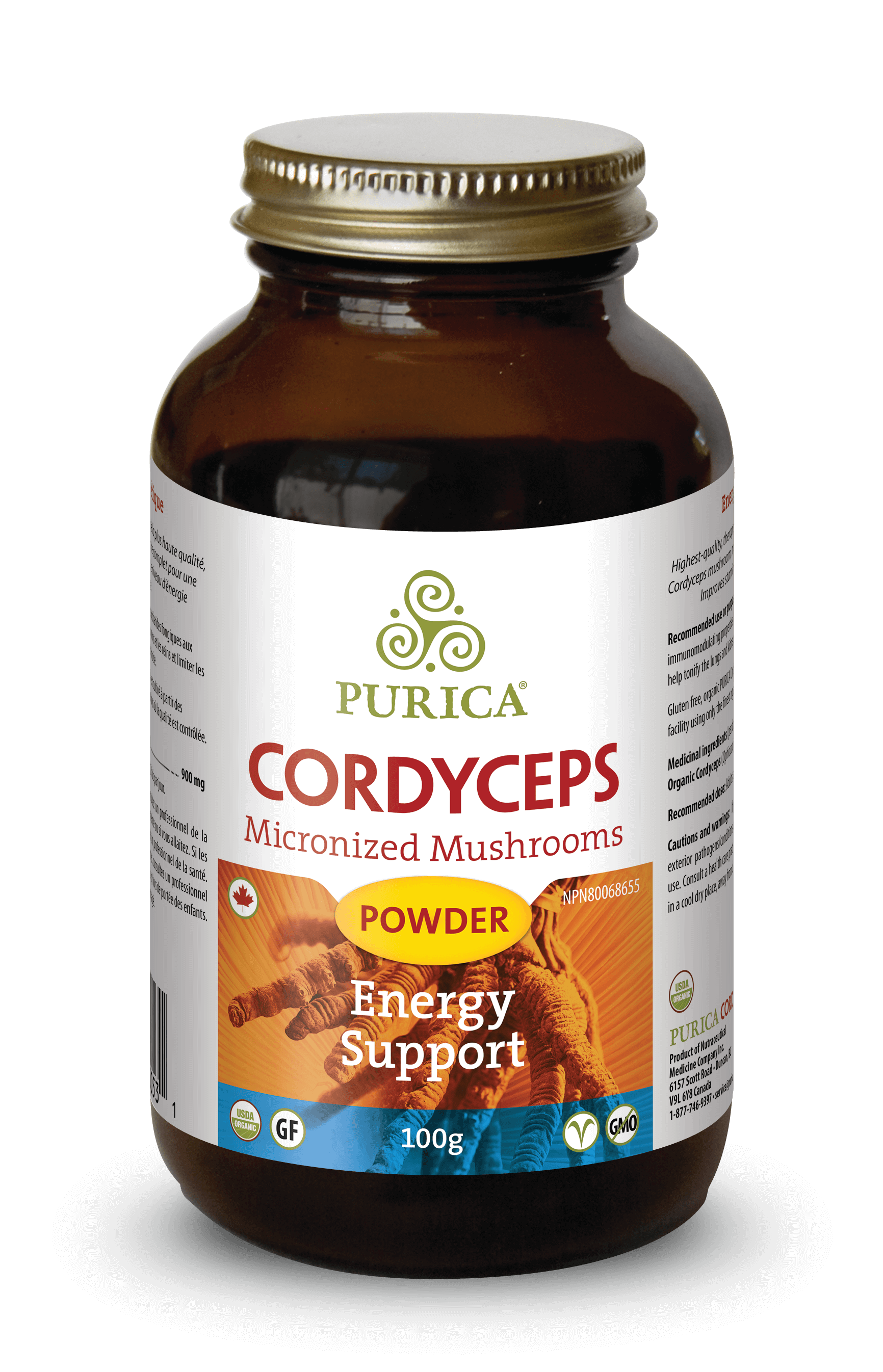 Purica Cordyceps Powder (100g) - Lifestyle Markets