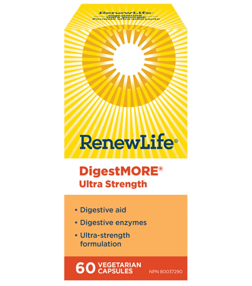 Renew Life DigestMORE Ultra Strength (60 VCaps) - Lifestyle Markets
