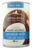 Earth's Choice Organic Lite Coconut Milk (400ml) - Lifestyle Markets