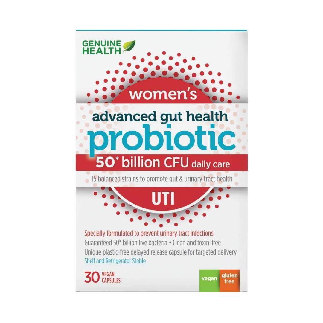 Genuine Health Women's Probiotic (50 Billion) - UTI (30 VCaps) - Lifestyle Markets