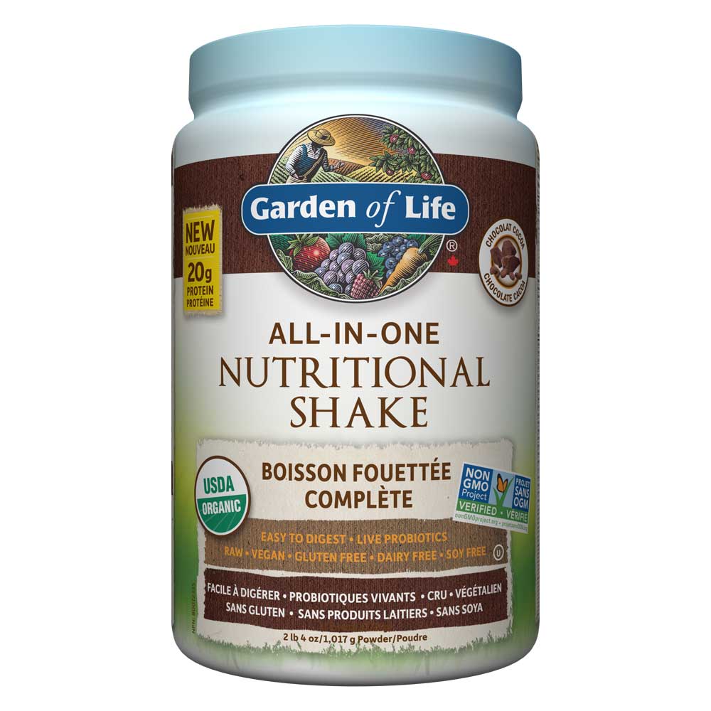 Garden of Life All-In-One Shake - Chocolate (1017g) - Lifestyle Markets
