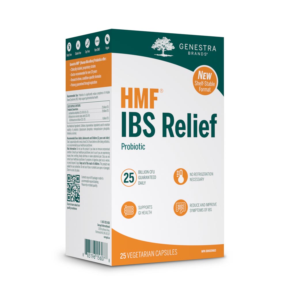 Genestra HMF IBS Relief (25 vcaps) - Lifestyle Markets