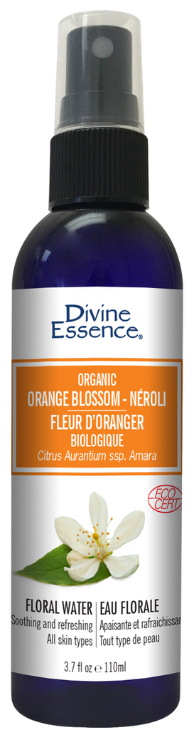 Divine Essence Organic Orange Blossom Floral Water - Neroli (110ml) - Lifestyle Markets
