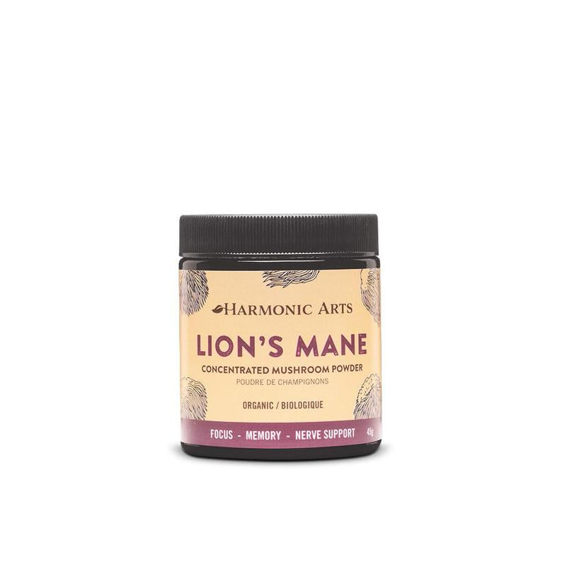 Harmonic Arts Lion's Mane Mushroom Powder (45g) - Lifestyle Markets