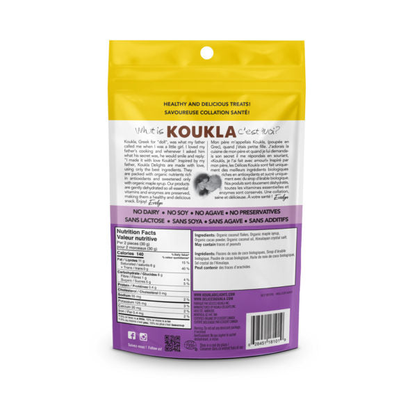 Koukla Cacao Coconut Bites (150g) - Lifestyle Markets