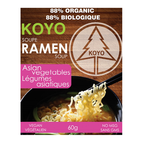 Koyo Ramen Soup - Asian Vegetables (60g) - Lifestyle Markets