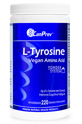 CanPrev L-Tyrosine Powder (220g) - Lifestyle Markets