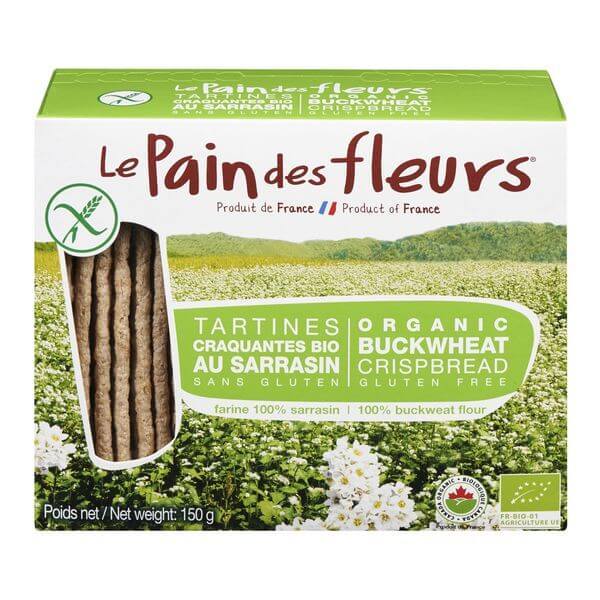 Le Pain des fleurs Organic Buckwheat Crispbread (150g) - Lifestyle Markets