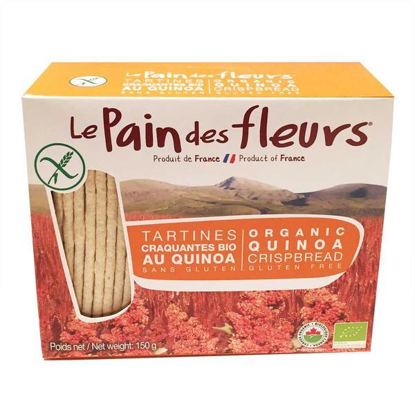 Le Pain des fleurs Organic Quinoa Crispbread (150g) - Lifestyle Markets