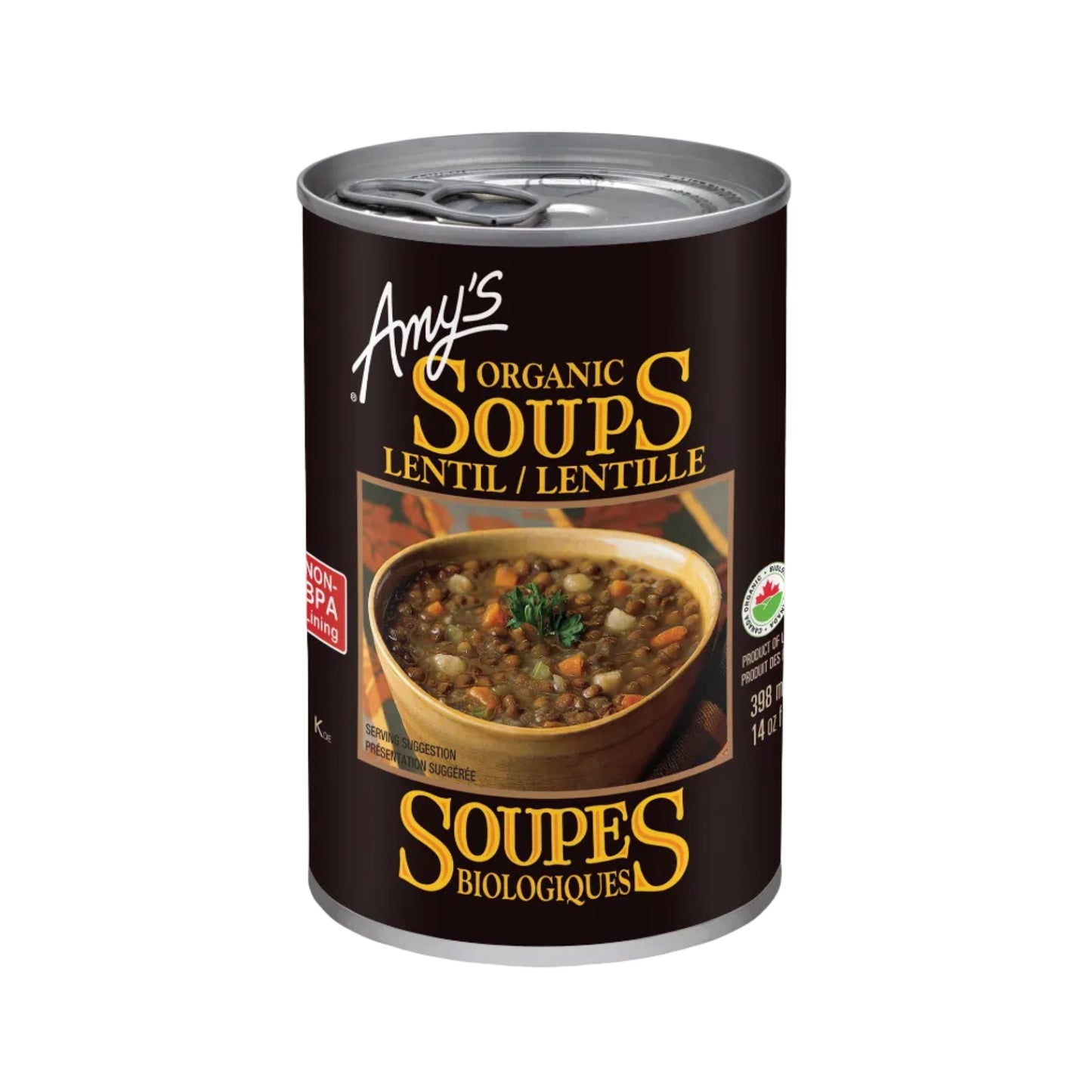 Amy's Kitchen Organic Lentil Vegetable Soup (398ml) - Lifestyle Markets
