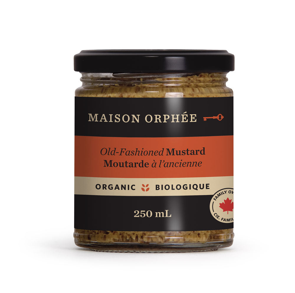 Maison Orphee Organic Old Fashioned Mustard (250ml) - Lifestyle Markets