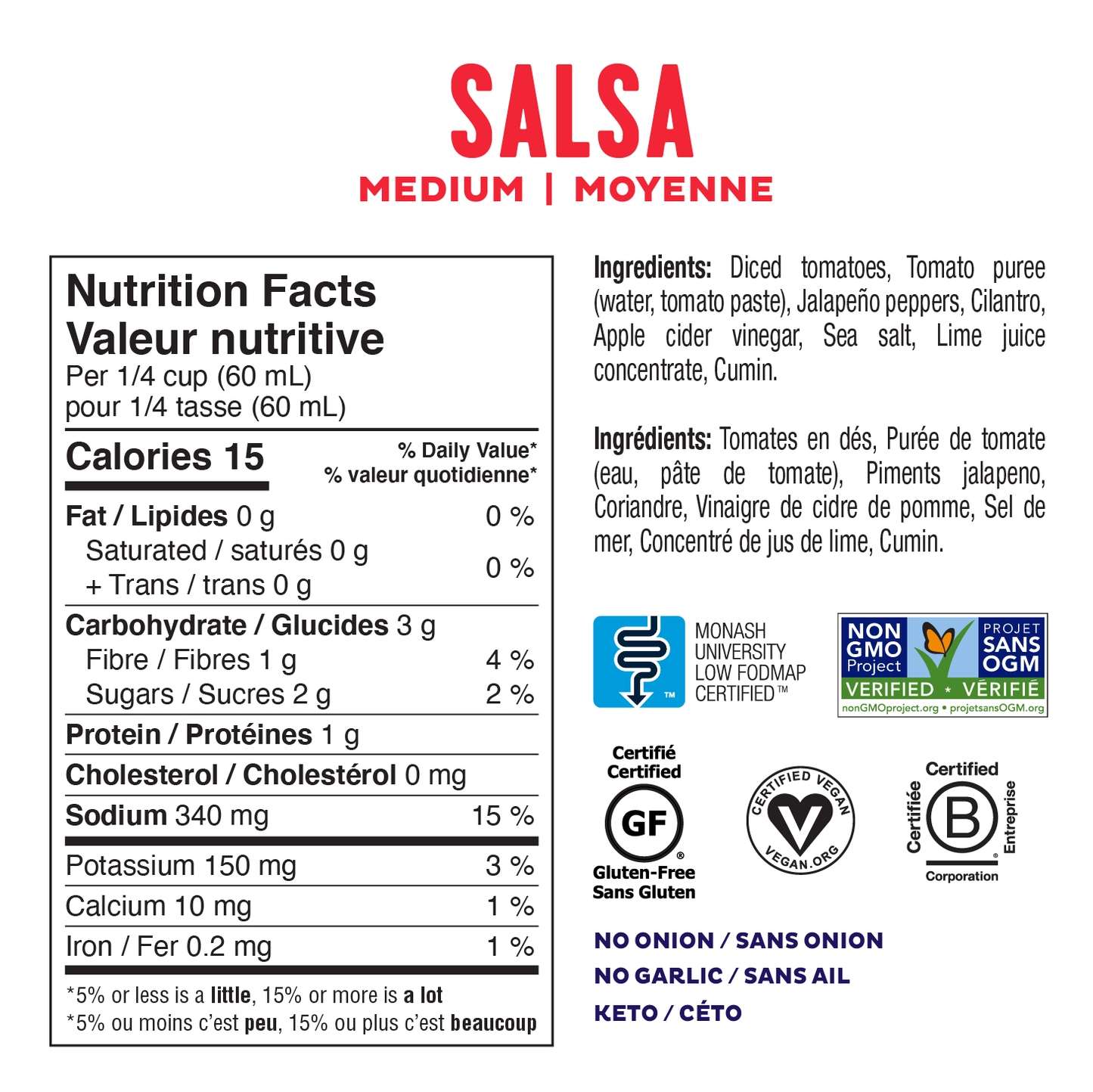 Fody Foods Salsa - Medium (450 ml) - Lifestyle Markets