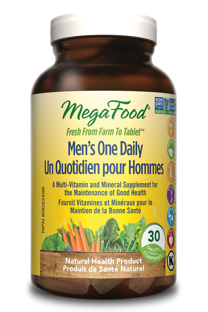 MegaFood Men's One Daily (30 Tablets) - Lifestyle Markets