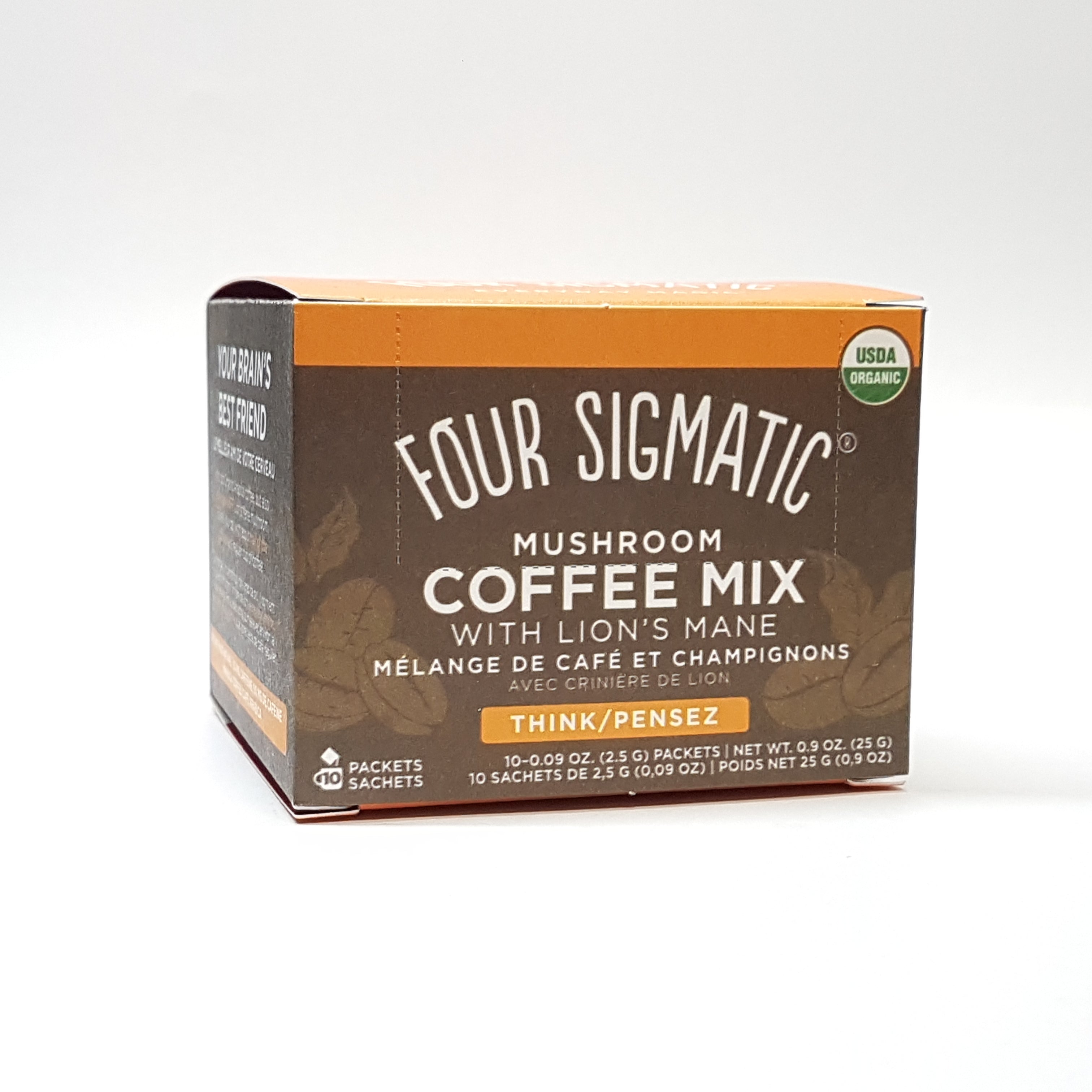 Four Sigmatic: Mushroom Coffee w/ Lion's Mane - 10 sachets (25g) - Lifestyle Markets