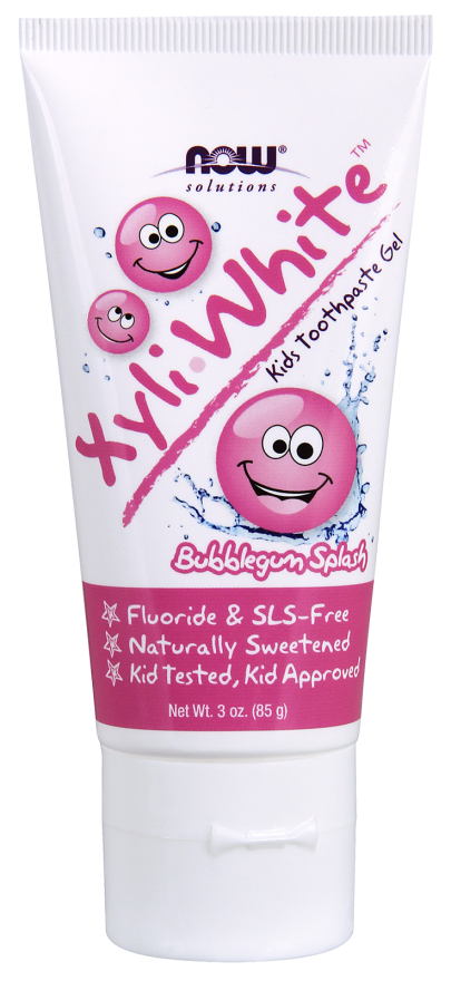 Now XyliWhite Bubblegum Splash Kids Toothpaste Gel (85g) - Lifestyle Markets