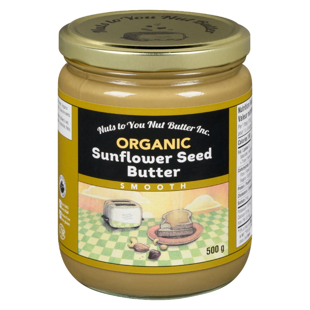 Nuts To You Organic Sunflower Seed Butter (500g) - Lifestyle Markets
