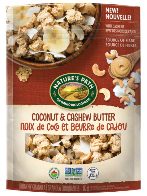 Nature's Path Coconut & Cashew Butter Granola (312g) - Lifestyle Markets