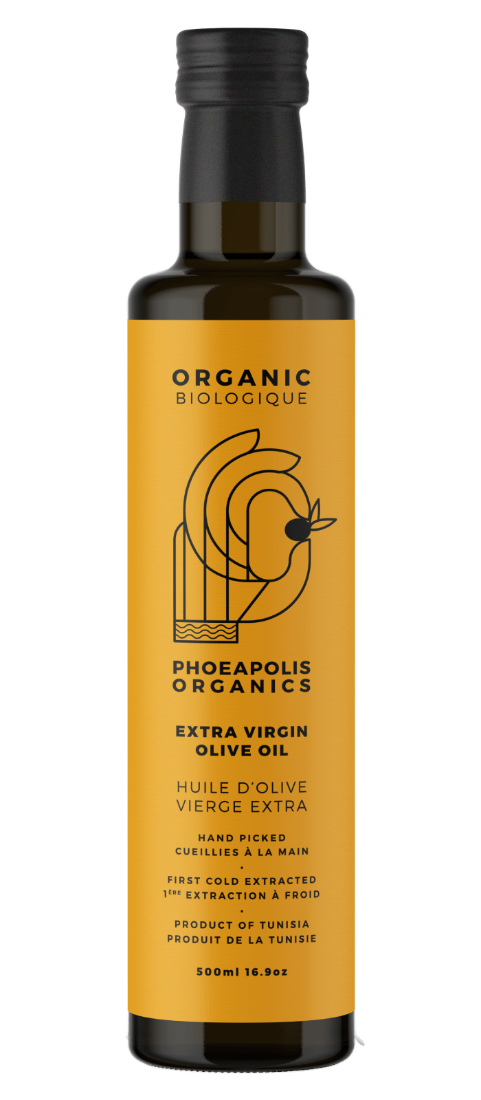 Phoeapolis Organics Extra Virgin Organic Olive Oil (500ml) - Lifestyle Markets