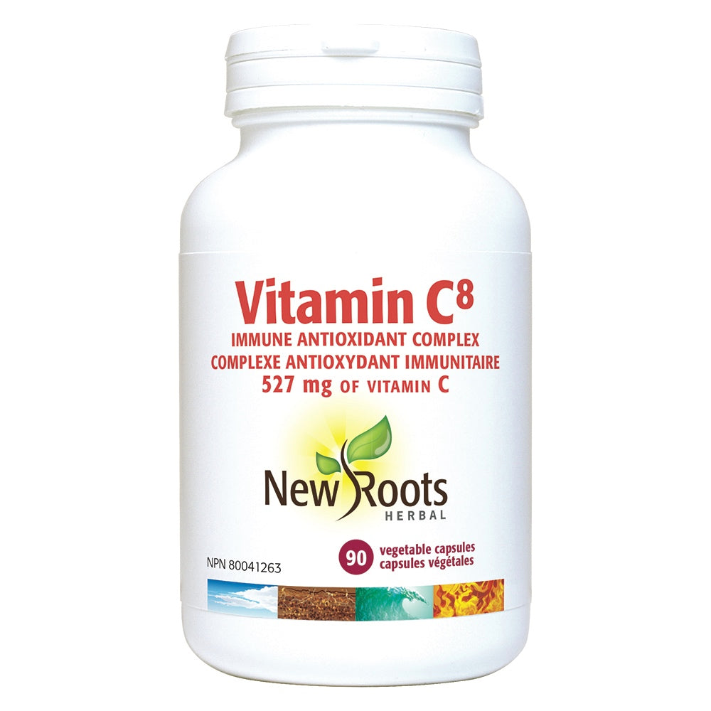 New Roots  Vitamin C8 (90 Capsules) - Lifestyle Markets