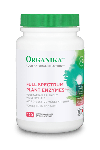 Organika Full Spectrum Plant Enzymes (120 VCaps) - Lifestyle Markets