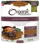Organic Traditions Organic Cacao Powder (227g) - Lifestyle Markets