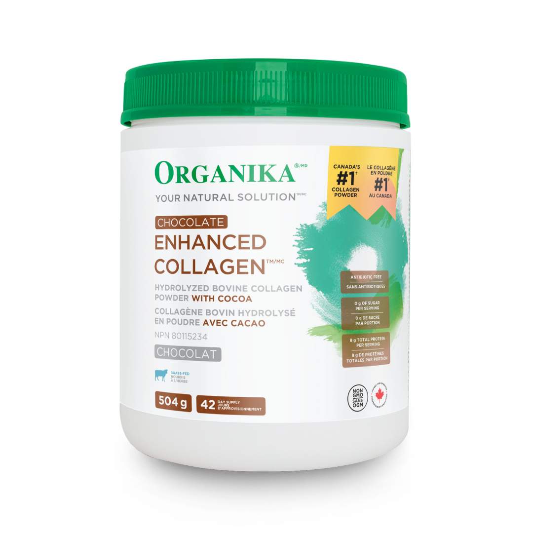 Organika Enhanced Collagen - Chocolate (504g) - Lifestyle Markets