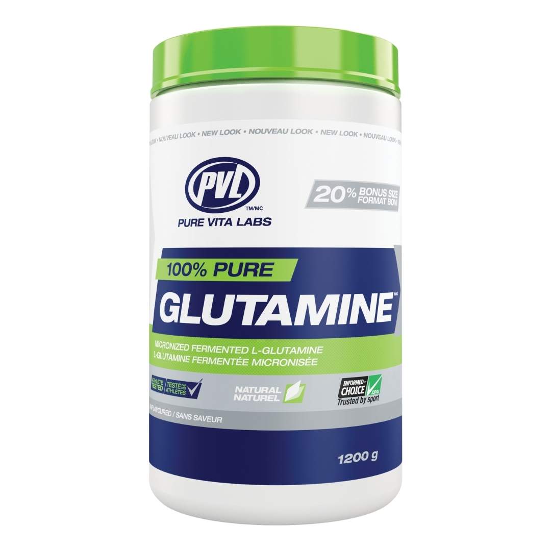 PVL 100% Pure Glutamine - Unflavoured (1200g) - Lifestyle Markets