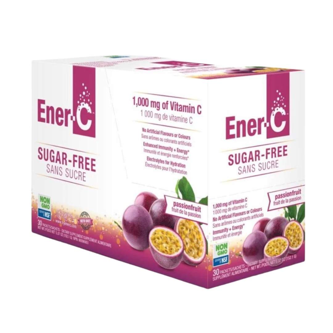 Ener-C Passionfruit - SUGAR FREE (30 Pk) - Lifestyle Markets