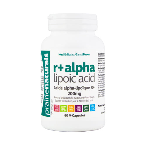 Prairie Naturals R+ Alpha Lipoic (200mg) (60 V-Caps) - Lifestyle Markets