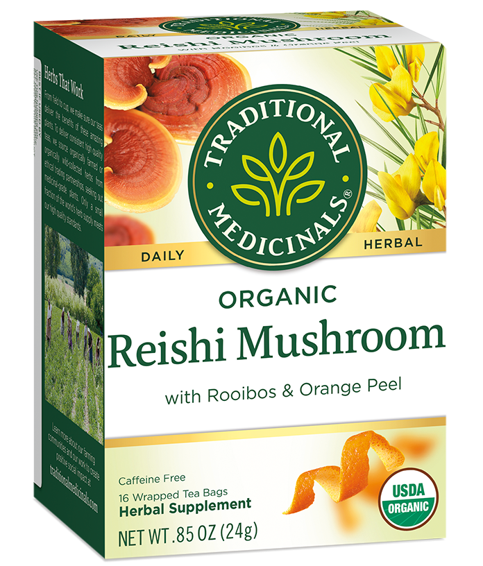 Traditional Medicinals Reishi Mushroom Tea (16 Bags) - Lifestyle Markets
