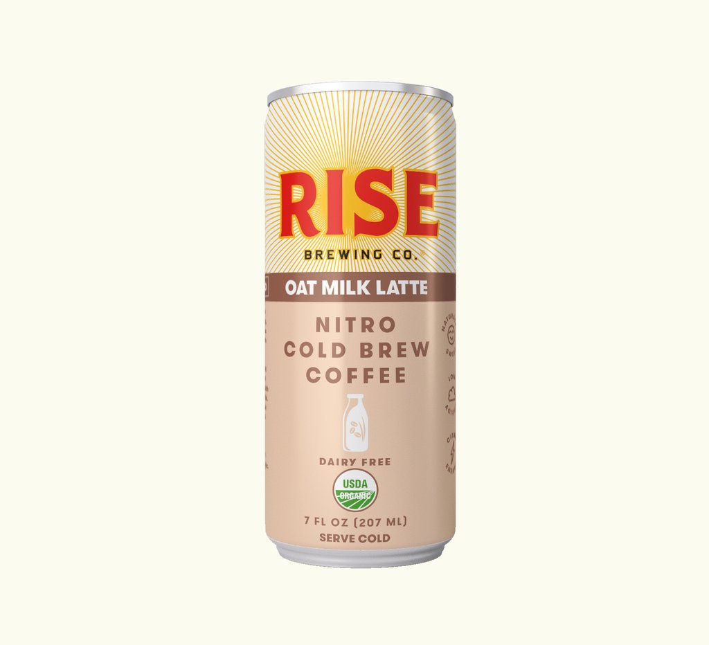 Rise Brewing Co Nitro Cold Brew Coffee Oat Milk Latte (207ml) - Lifestyle Markets