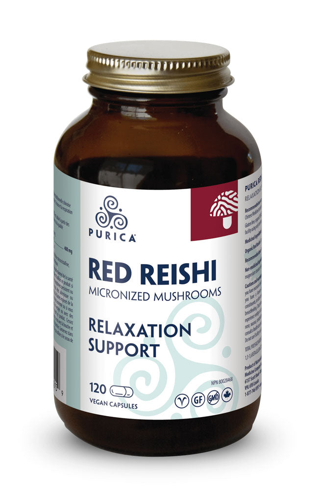 Purica Red Reishi (120 V-Caps) - Lifestyle Markets