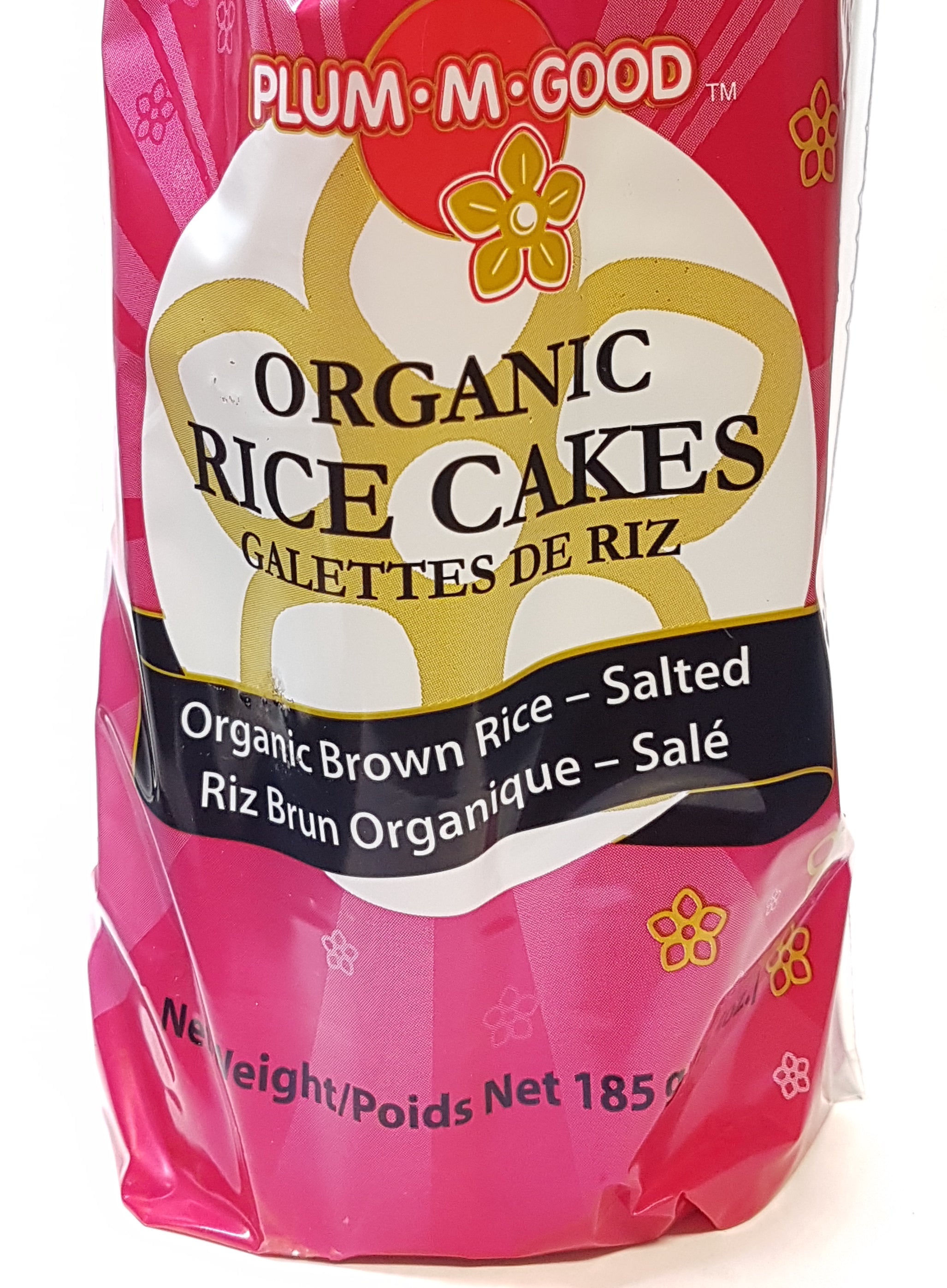 Plum M Good Organic Rice Cake - Salted (185g) - Lifestyle Markets