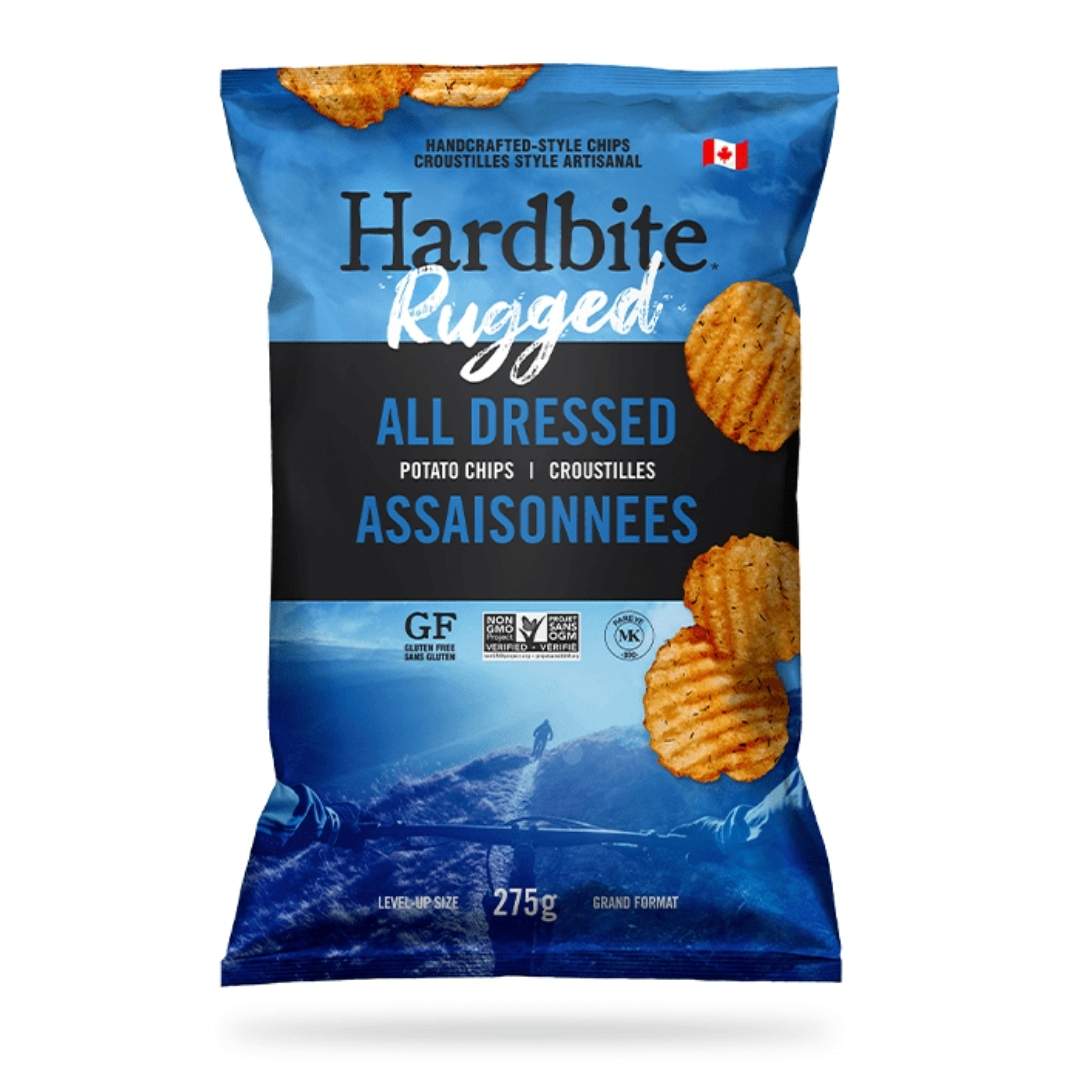 Hardbite Rugged Potato Chips - All Dressed (275g) - Lifestyle Markets
