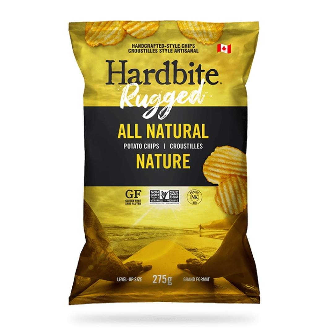 Hardbite Rugged Potato Chips - All Natural (275g) - Lifestyle Markets