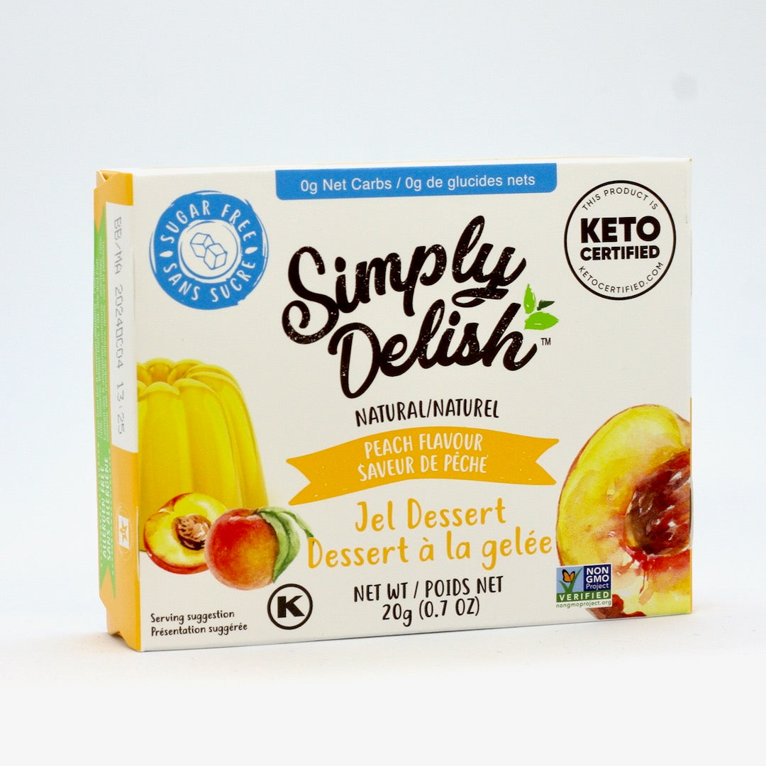 Simply Delish Jel Dessert - Peach (20g) - Lifestyle Markets