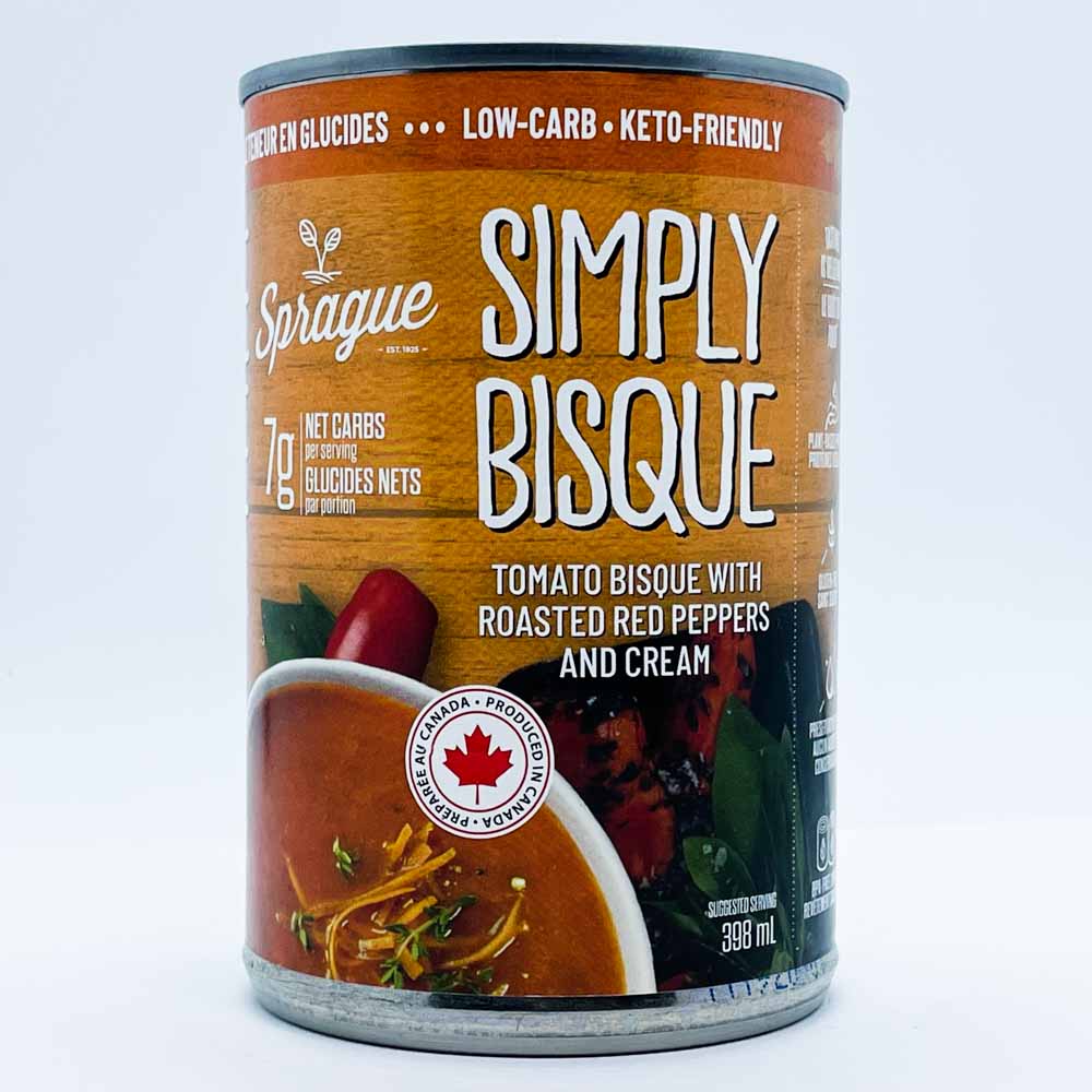 Sprague Keto-Friendly Soup - Simply Bisque (398ml) - Lifestyle Markets
