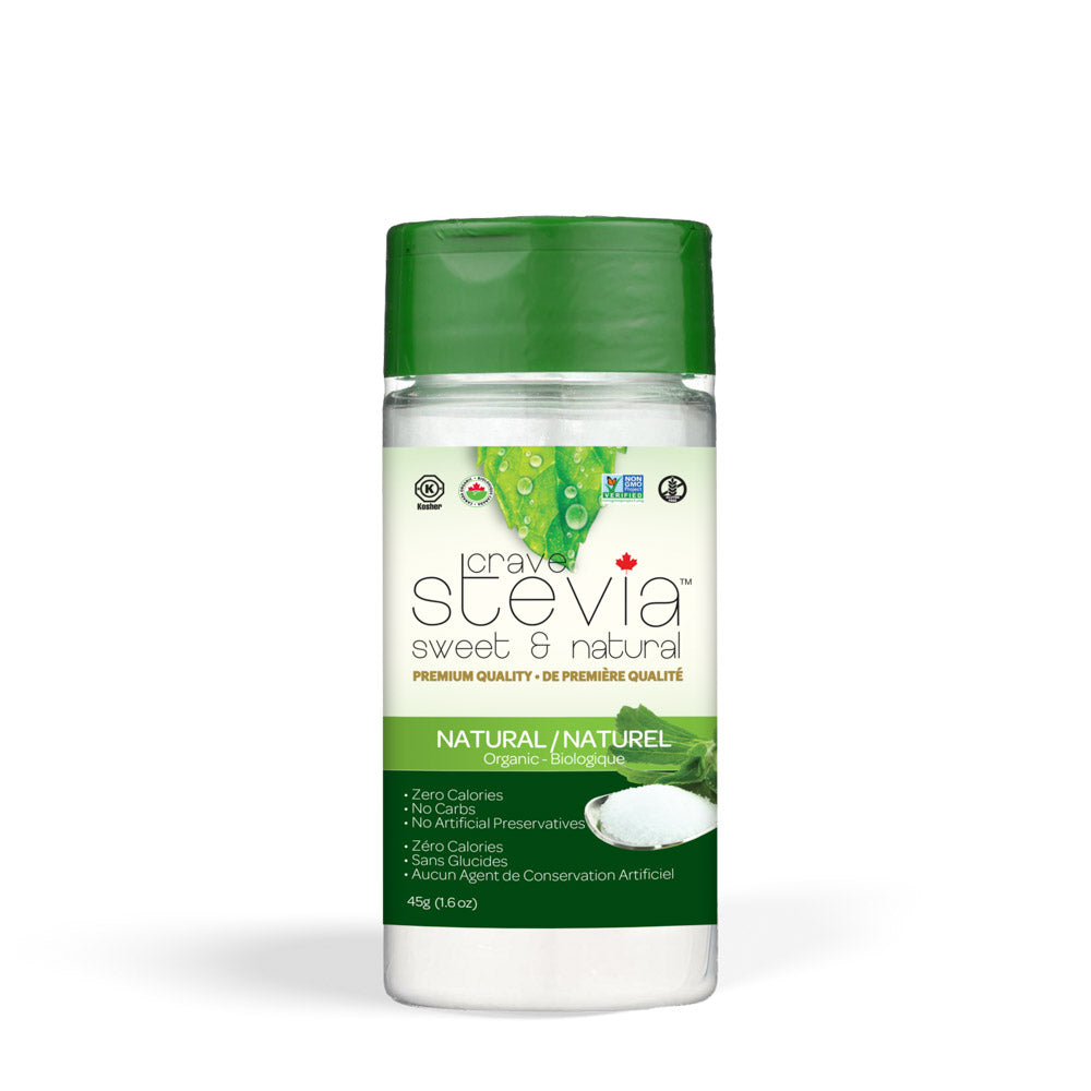 Crave Stevia Shaker - Natural (45g) - Lifestyle Markets