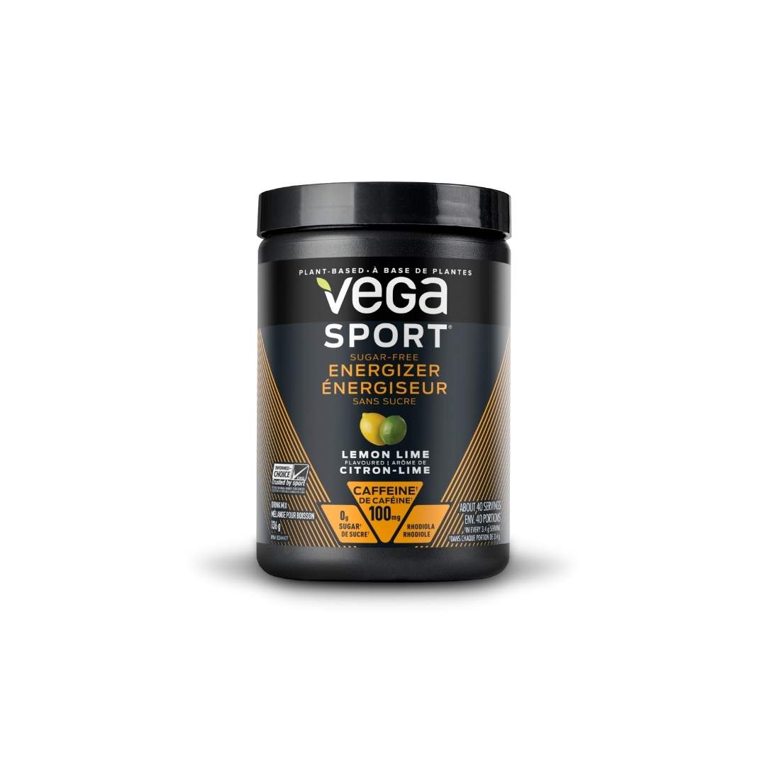 Vega Sport Sugar-Free Energizer - Lemon Lime (128g) - Lifestyle Markets