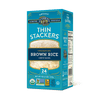 Lundberg Organic Brown Rice Thin Stackers - Lightly Salted (24 Count) - Lifestyle Markets