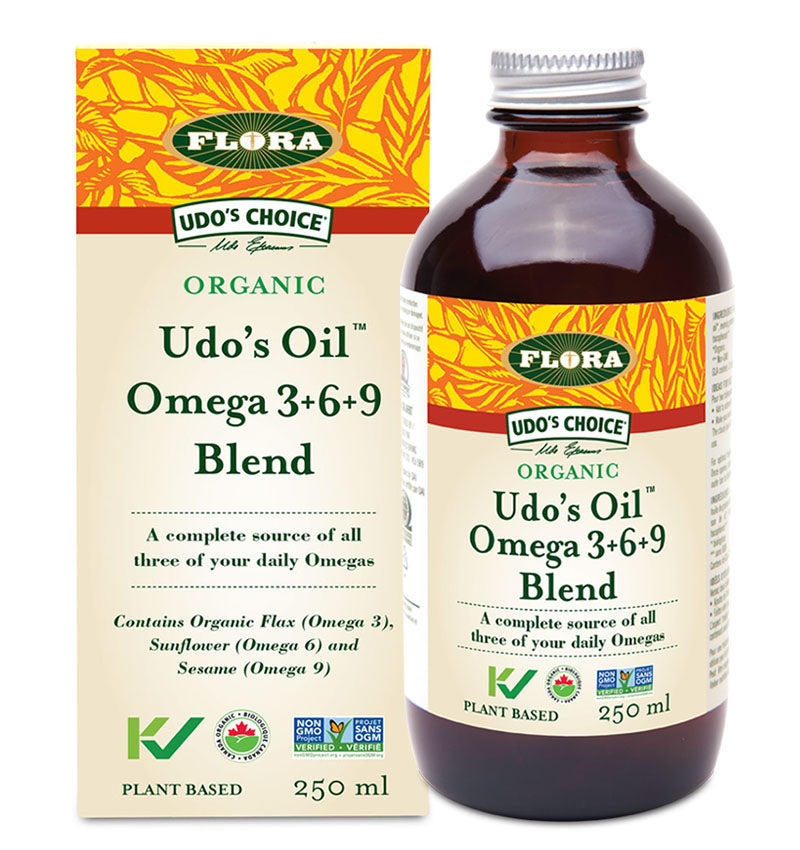Flora Organic Udo's Oil 3-6-9 Blend (250ml) - Lifestyle Markets