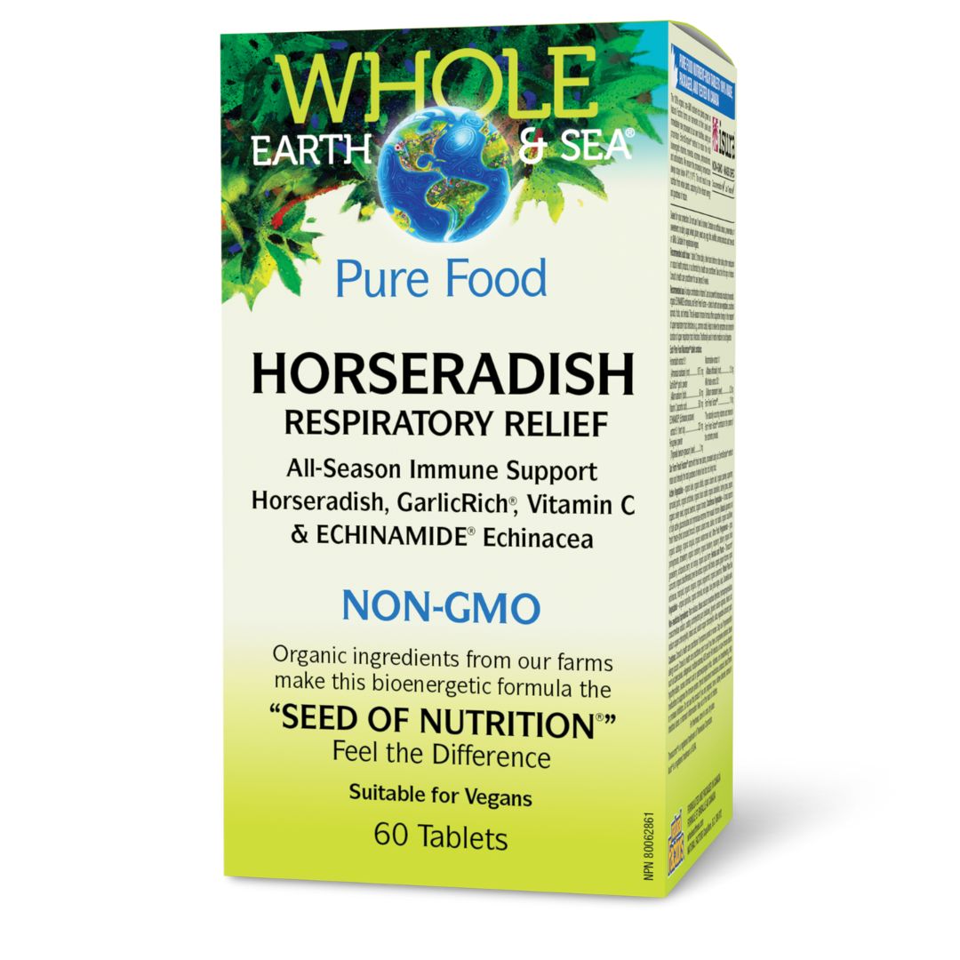 Whole Earth & Sea Horseradish Respiratory Relief (60 Tabs) - Lifestyle Markets