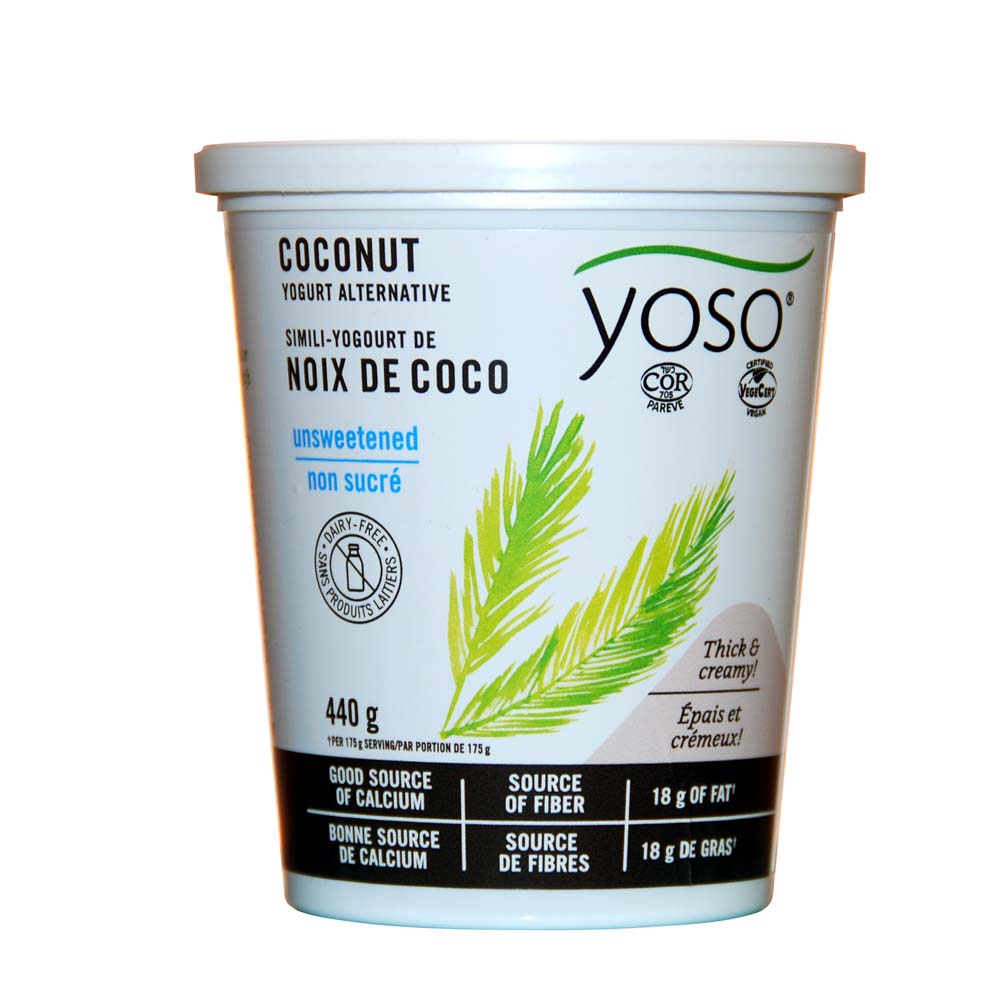 Yoso Premium Creamy Cultured Coconut - Unsweetened (440g) - Lifestyle Markets
