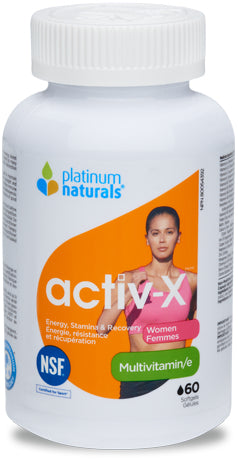 Platinum Naturals activ-x Multivitamin - Women (60 SoftGels) - Lifestyle Markets