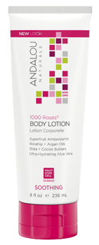 Andalou Naturals 1000 Roses Soothing Body Lotion (236ml) - Lifestyle Markets