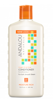 Andalou Naturals Moisture Rich Conditioner - Argan Oil and Shea (340ml) - Lifestyle Markets