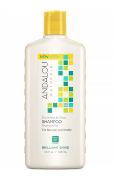 Andalou Naturals Brilliant Shine Shampoo - Sunflower & Citrus (340ml) - Lifestyle Markets