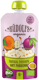 Rudolfs Organic Mango, Passion Fruit Oat Porridge (110g) - Lifestyle Markets